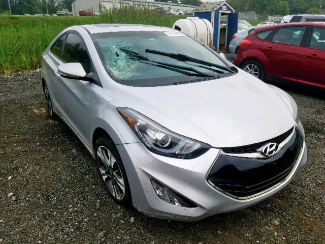 KMHDH6AH5EU026011 - 2014 HYUNDAI ELANTRA CO WHITE photo 1