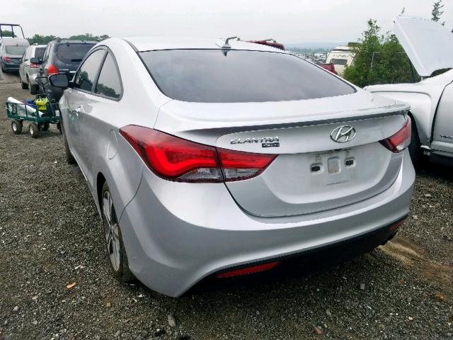 KMHDH6AH5EU026011 - 2014 HYUNDAI ELANTRA CO WHITE photo 3