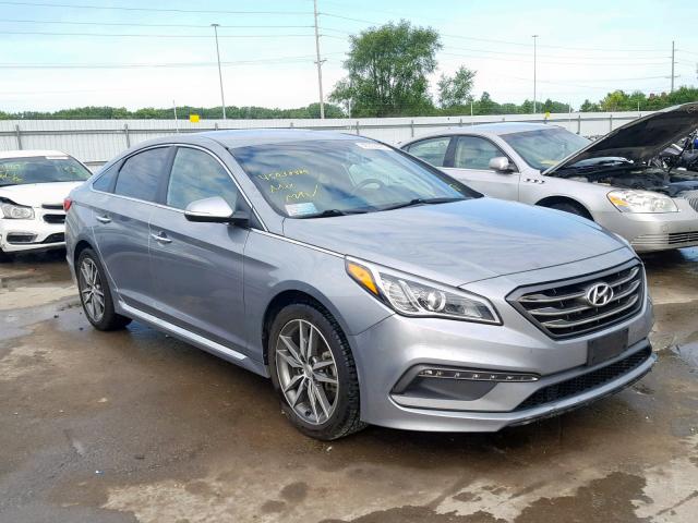 5NPE34AB3FH103039 - 2015 HYUNDAI SONATA SPO GRAY photo 1