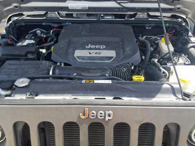 1C4AJWAG3FL512987 - 2015 JEEP WRANGLER S GRAY photo 7