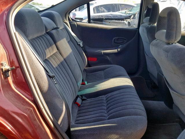 1G2WP52KX1F155658 - 2001 PONTIAC GRAND PRIX BURGUNDY photo 6