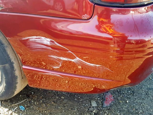 1G2WP52KX1F155658 - 2001 PONTIAC GRAND PRIX BURGUNDY photo 9