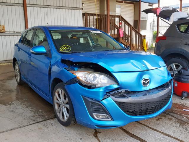 JM1BL1H65A1196866 - 2010 MAZDA 3 S BLUE photo 1