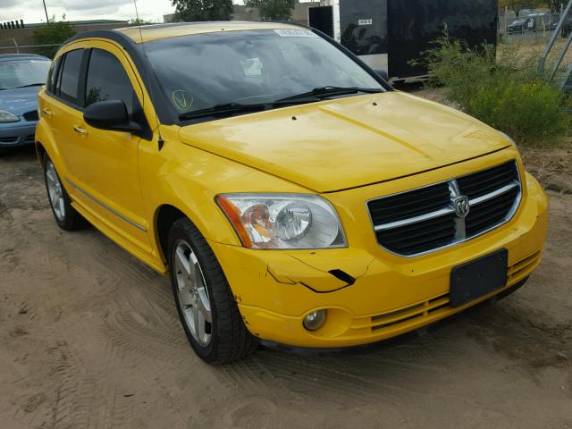 1B3HE78KX7D541662 - 2007 DODGE CALIBER R/ YELLOW photo 1