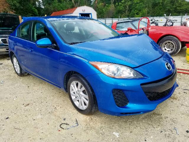 JM1BL1V79C1562280 - 2012 MAZDA 3 I BLUE photo 1