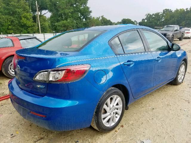 JM1BL1V79C1562280 - 2012 MAZDA 3 I BLUE photo 4