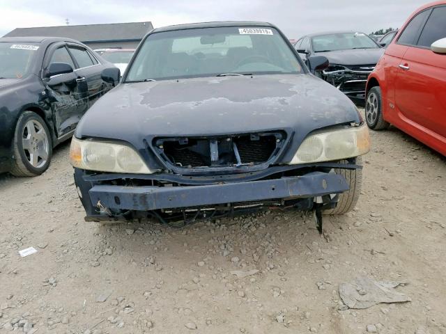 JH4KA9653VC001757 - 1997 ACURA 3.5RL BLACK photo 9