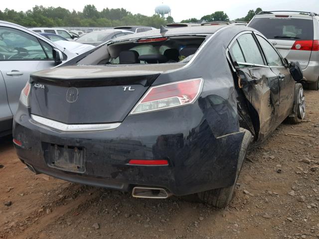 19UUA8F57CA040639 - 2012 ACURA TL BLACK photo 4