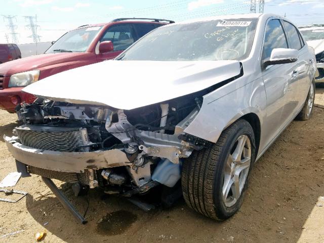 1G11G5SX3FF163182 - 2015 CHEVROLET MALIBU LTZ ვერცხლისფერი ფოტო 2