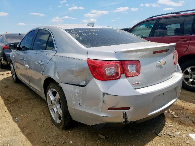 1G11G5SX3FF163182 - 2015 CHEVROLET MALIBU LTZ ვერცხლისფერი ფოტო 3
