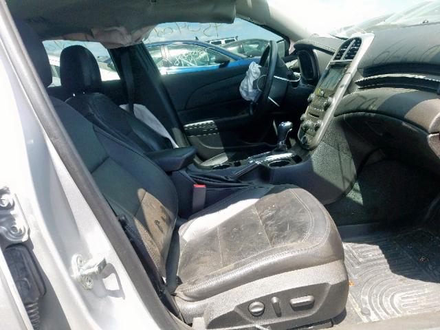 1G11G5SX3FF163182 - 2015 CHEVROLET MALIBU LTZ ვერცხლისფერი ფოტო 5