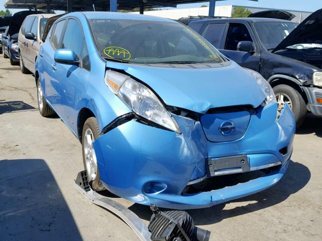 1N4AZ0CP7DC409495 - 2013 NISSAN LEAF S BLUE photo 1