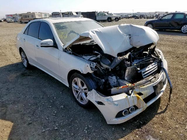 WDDHF5GB4BA328868 - 2011 MERCEDES-BENZ E 350 WHITE photo 1