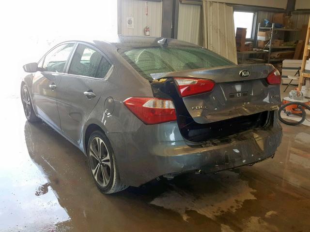 KNAFX4A82G5485690 - 2016 KIA FORTE EX GRAY photo 3