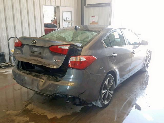 KNAFX4A82G5485690 - 2016 KIA FORTE EX GRAY photo 4