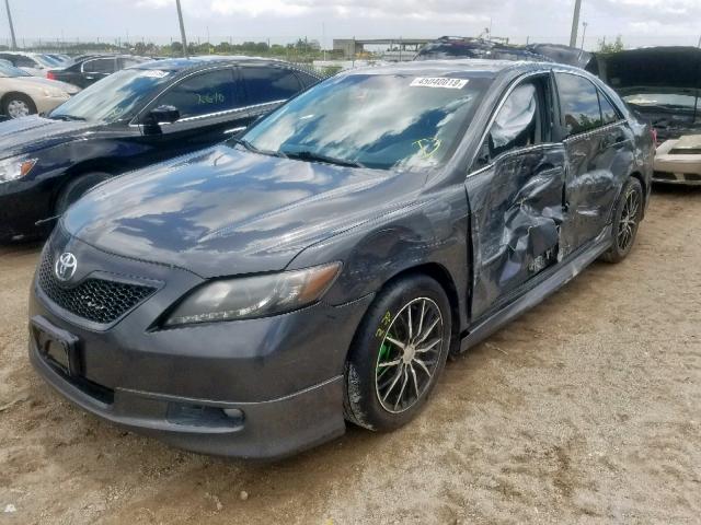 4T1BK46KX7U555202 - 2007 TOYOTA CAMRY NEW GRAY photo 2