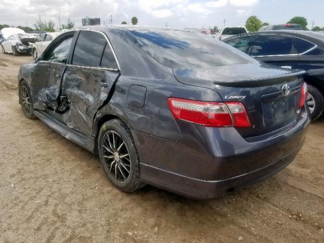 4T1BK46KX7U555202 - 2007 TOYOTA CAMRY NEW GRAY photo 3