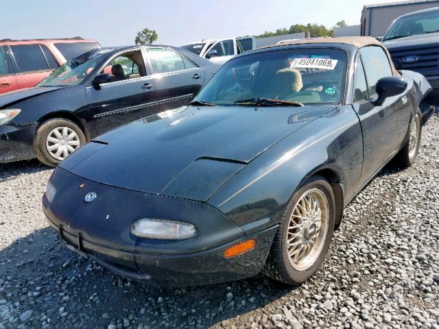 JM1NA3512P1415816 - 1993 MAZDA MX-5 MIATA BLACK photo 2