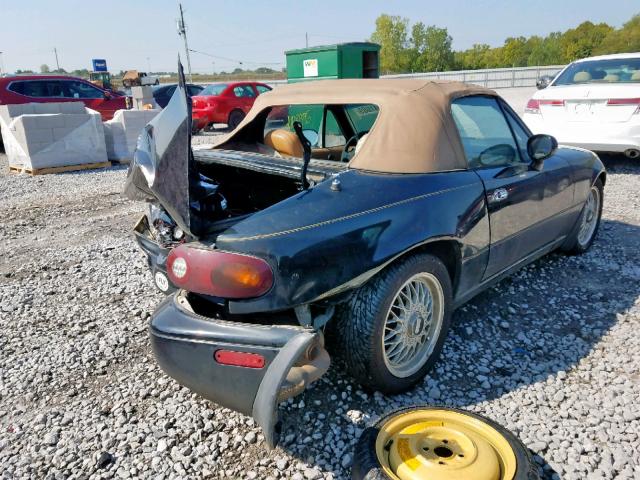 JM1NA3512P1415816 - 1993 MAZDA MX-5 MIATA BLACK photo 4