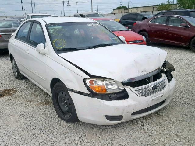 KNAFE121075460678 - 2007 KIA SPECTRA EX WHITE photo 1