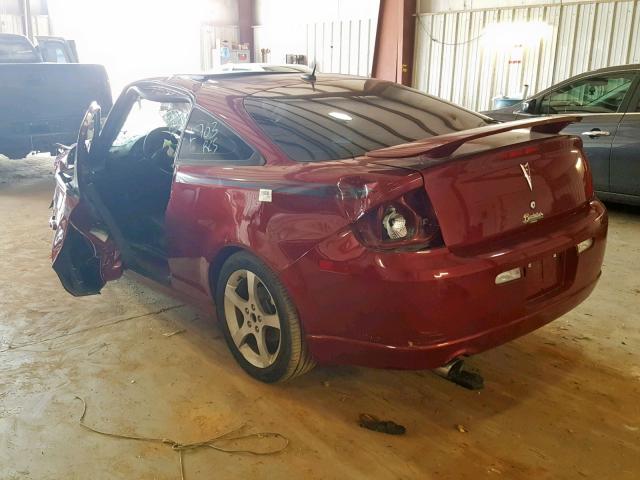 1G2AN18B987235442 - 2008 PONTIAC G5 GT BURGUNDY photo 3