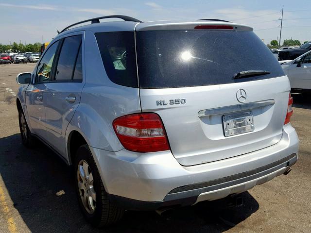 4JGBB86E96A084922 - 2006 MERCEDES-BENZ ML 350 GRAY photo 3