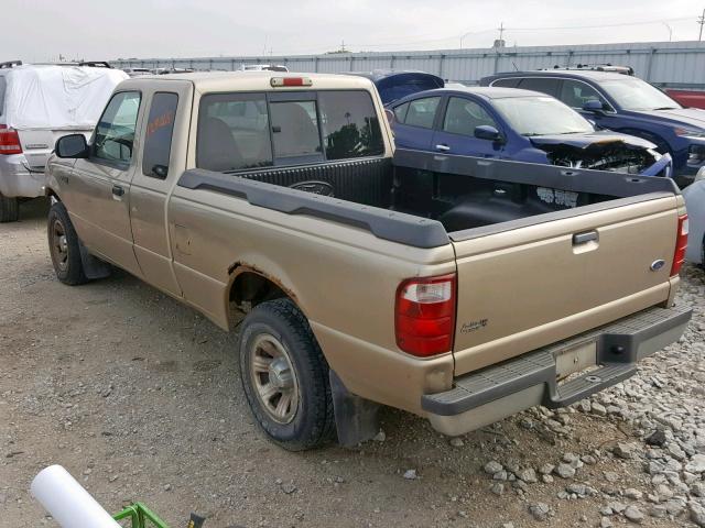 1FTYR14U31PA32106 - 2001 FORD RANGER SUP TAN photo 3