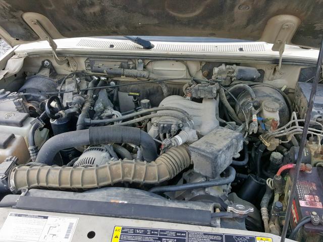 1FTYR14U31PA32106 - 2001 FORD RANGER SUP TAN photo 7