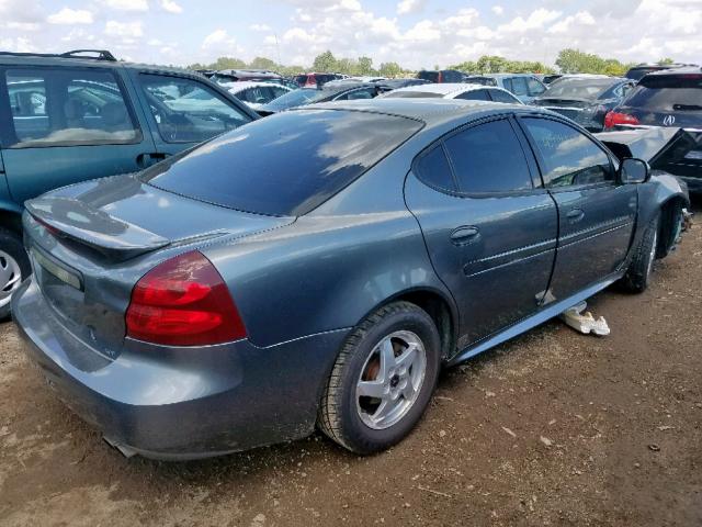 2G2WP522541367220 - 2004 PONTIAC GRAND PRIX GRAY photo 4