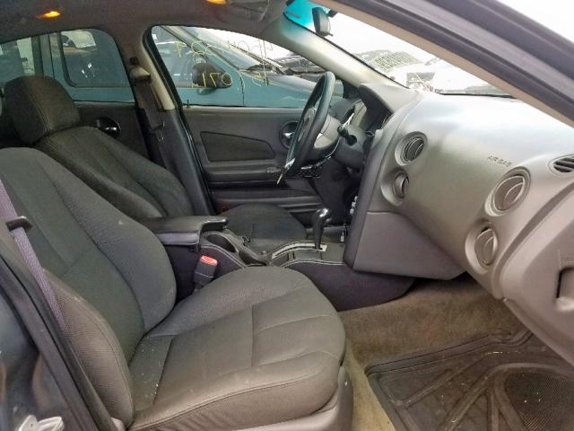 2G2WP522541367220 - 2004 PONTIAC GRAND PRIX GRAY photo 5