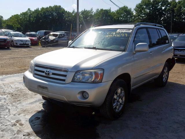 JTEEP21A460177286 - 2006 TOYOTA HIGHLANDER GRAY photo 2