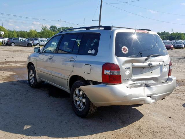 JTEEP21A460177286 - 2006 TOYOTA HIGHLANDER GRAY photo 3