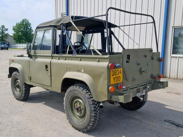 SALLDVAC7AA297214 - 1987 LAND ROVER DEFENDER GREEN photo 3