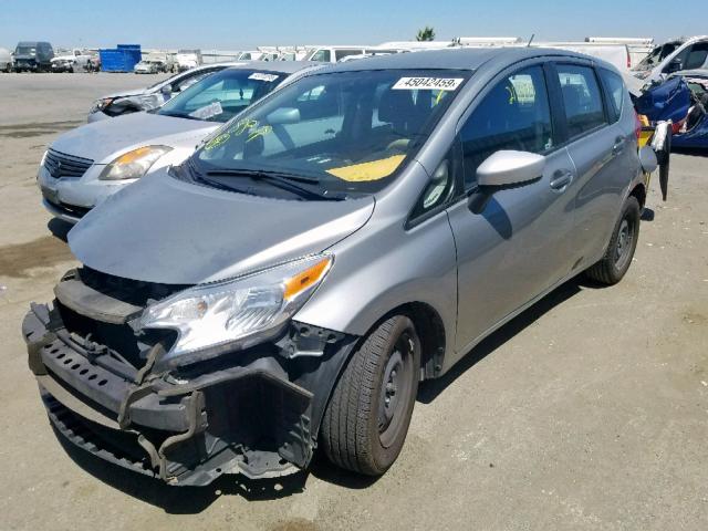 3N1CE2CP7FL393190 - 2015 NISSAN VERSA NOTE SILVER photo 2