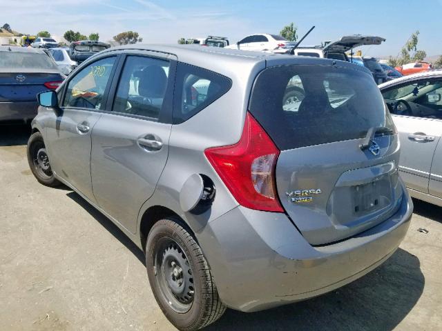 3N1CE2CP7FL393190 - 2015 NISSAN VERSA NOTE SILVER photo 3