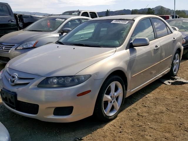 1YVHP80CX75M42685 - 2007 MAZDA 6 I BEIGE photo 2