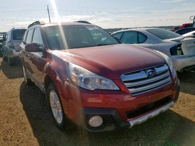 4S4BRDJC0D2232909 - 2013 SUBARU OUTBACK 3. RED photo 1