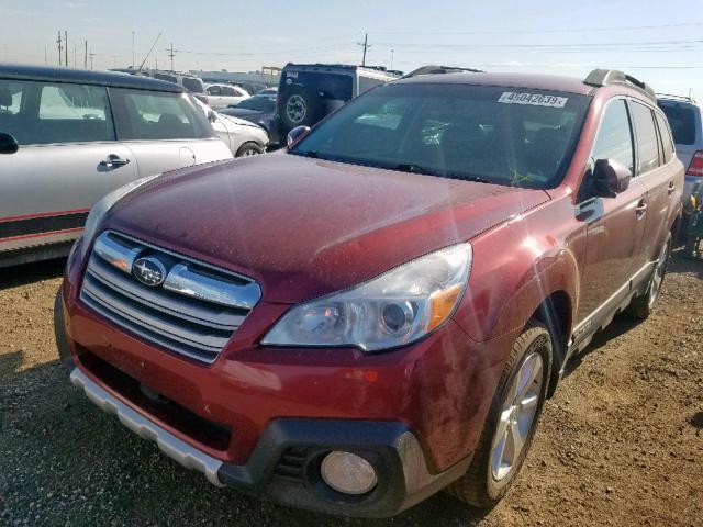 4S4BRDJC0D2232909 - 2013 SUBARU OUTBACK 3. RED photo 2