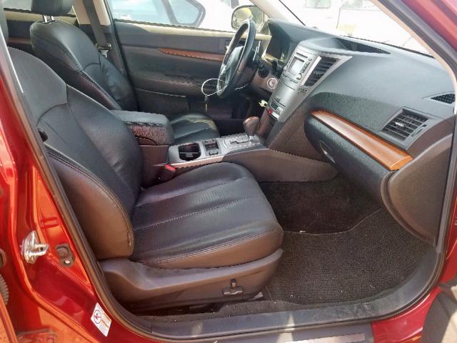 4S4BRDJC0D2232909 - 2013 SUBARU OUTBACK 3. RED photo 5