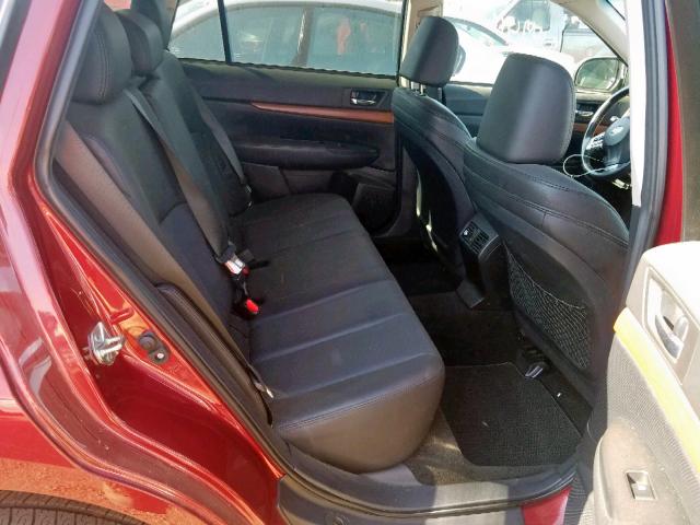 4S4BRDJC0D2232909 - 2013 SUBARU OUTBACK 3. RED photo 6