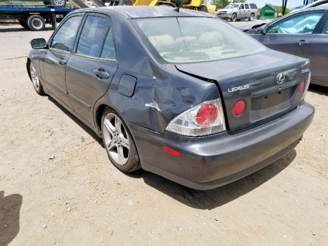 JTHBD192020057467 - 2002 LEXUS IS 300 GRAY photo 3