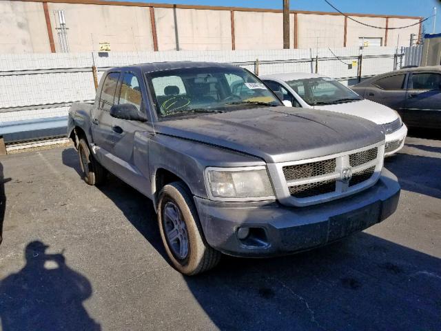 1D7RE3GK5BS661358 - 2011 DODGE DAKOTA SLT CHARCOAL photo 1