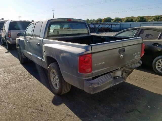 1D7RE3GK5BS661358 - 2011 DODGE DAKOTA SLT CHARCOAL photo 3