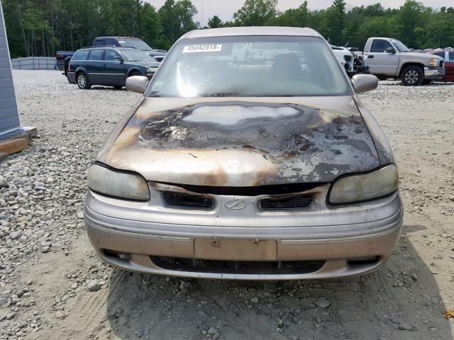 1G3NB52J0X6318680 - 1999 OLDSMOBILE CUTLASS GL BROWN photo 9