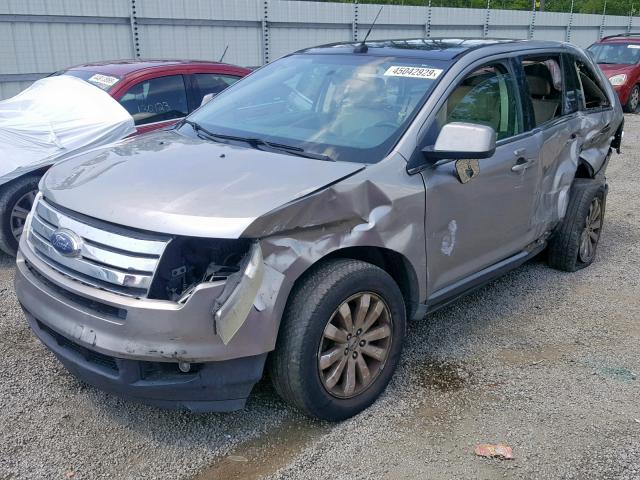 2FMDK49C88BA00740 - 2008 FORD EDGE LIMIT SILVER photo 2