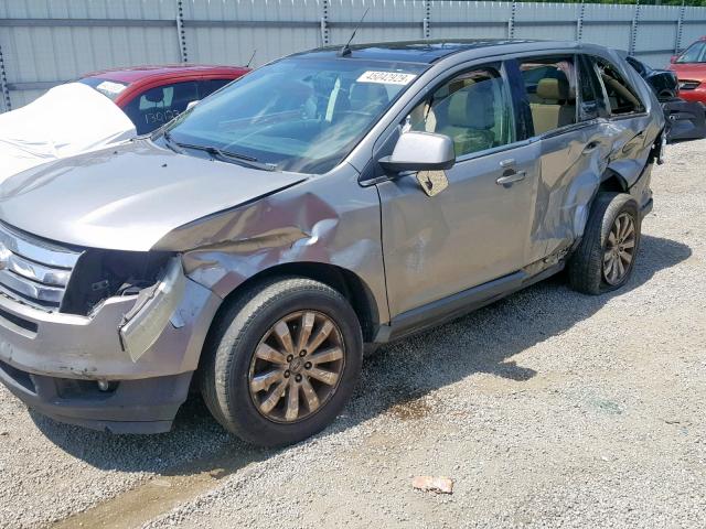 2FMDK49C88BA00740 - 2008 FORD EDGE LIMIT SILVER photo 9