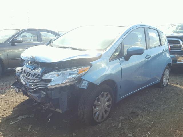 3N1CE2CP9FL372261 - 2015 NISSAN VERSA NOTE BLUE photo 2