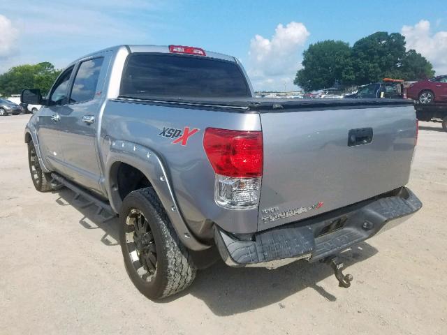 5TFEY5F12DX139538 - 2013 TOYOTA TUNDRA GRAY photo 3