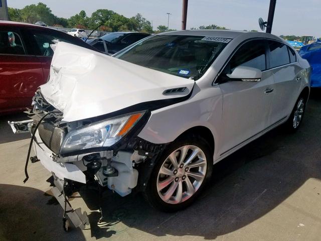 1G4GB5G30EF138174 - 2014 BUICK LACROSSE WHITE photo 2