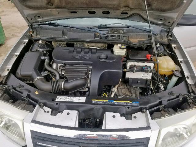 1G8AZ55F56Z103353 - 2006 SATURN ION LEVEL SILVER photo 7